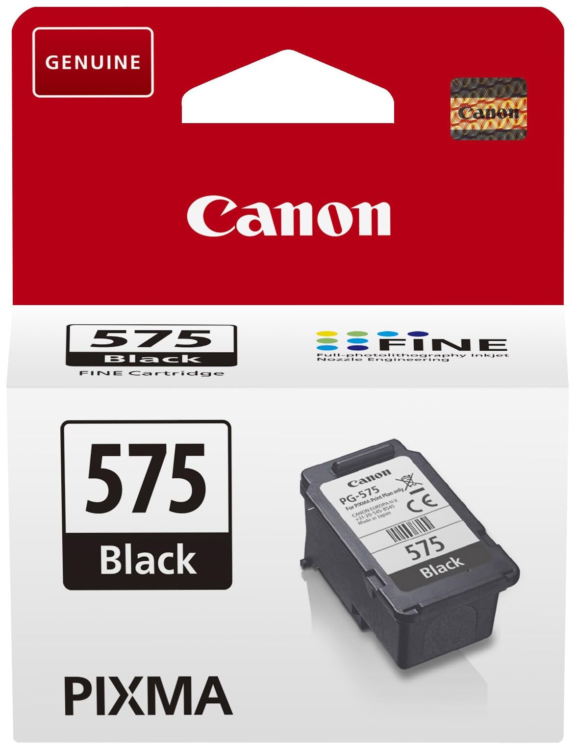 Canon PG-575 Cartouche d'encre Noire authentique (TVA incluse)