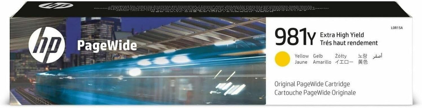 HP 981Y cartouche d'encre Jaune authentique L0R15A (TVA incluse)