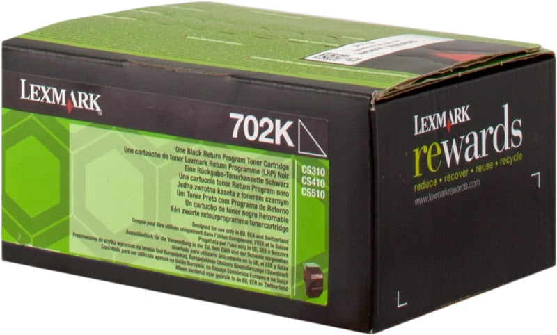 Lexmark 70C2HKE (702HKE) Cartouche de toner Noir authentique (TVA incluse)