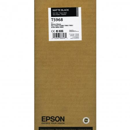 Epson T5968 cartouche d'encre Noir Mat authentique (TVA incluse)