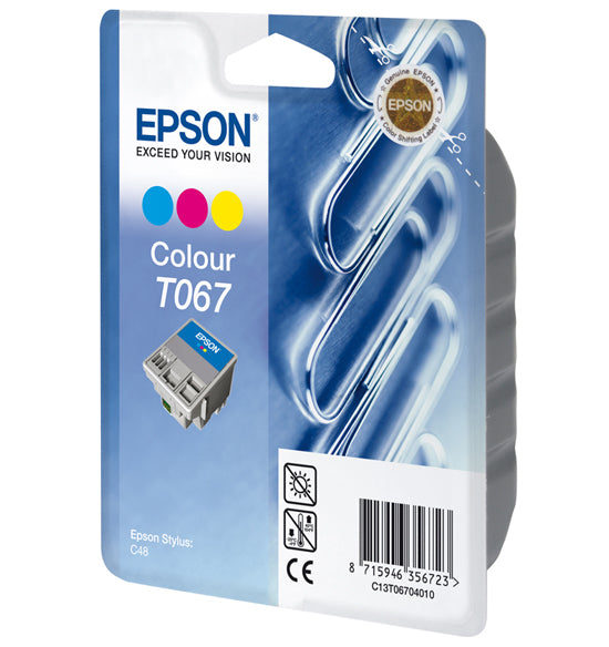 Epson T067 cartouche d'encre Couleur authentique (TVA incluse)