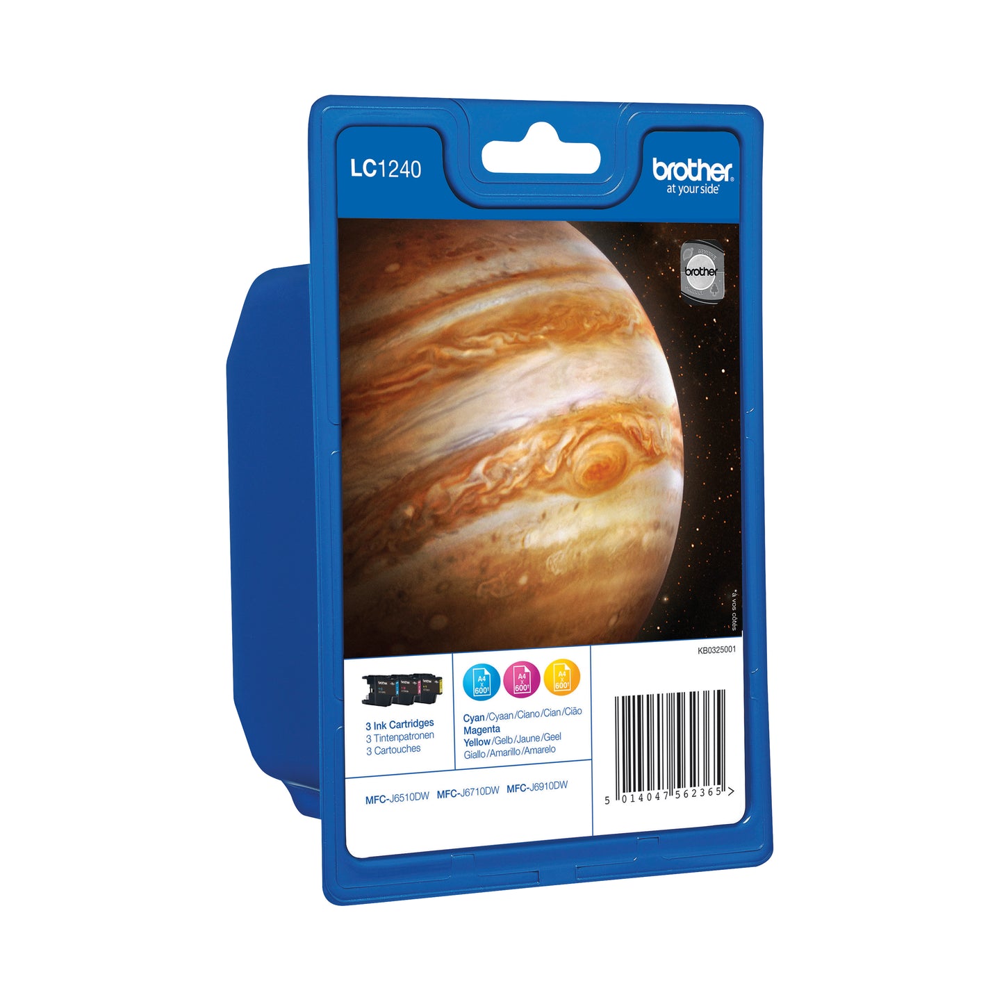 Brother LC1240 Value Pack Cartouche d'encre Cyan/Magenta/Jaune LC1240RBWBP (TVA incluse)