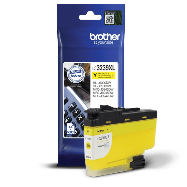 Brother LC3239XL cartouche d'encre Jaune authentique (TVA incluse)