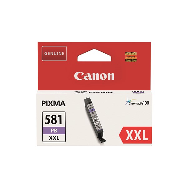 Canon CLI-581XXL Cartouche d'encre Photo Blue authentique (TVA incluse)