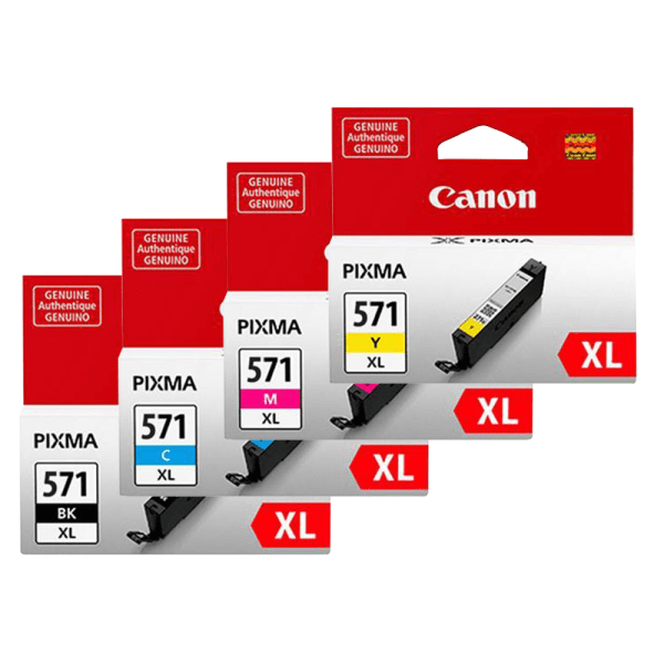 Canon CLI-571XL Multipack cartouche d'encre BCMY authentique (TVA incluse)