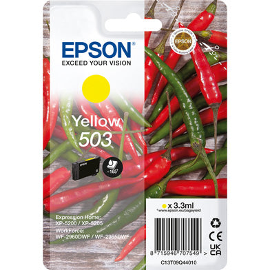 Epson 503 cartouche d'encre Jaune authentique (TVA incluse)