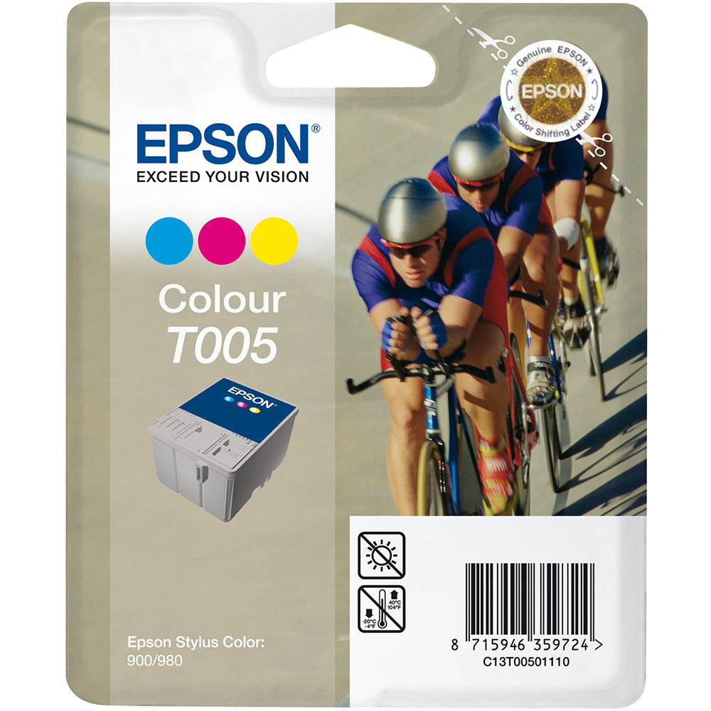 Epson T005 cartouche d'encre Couleur authentique (TVA incluse)