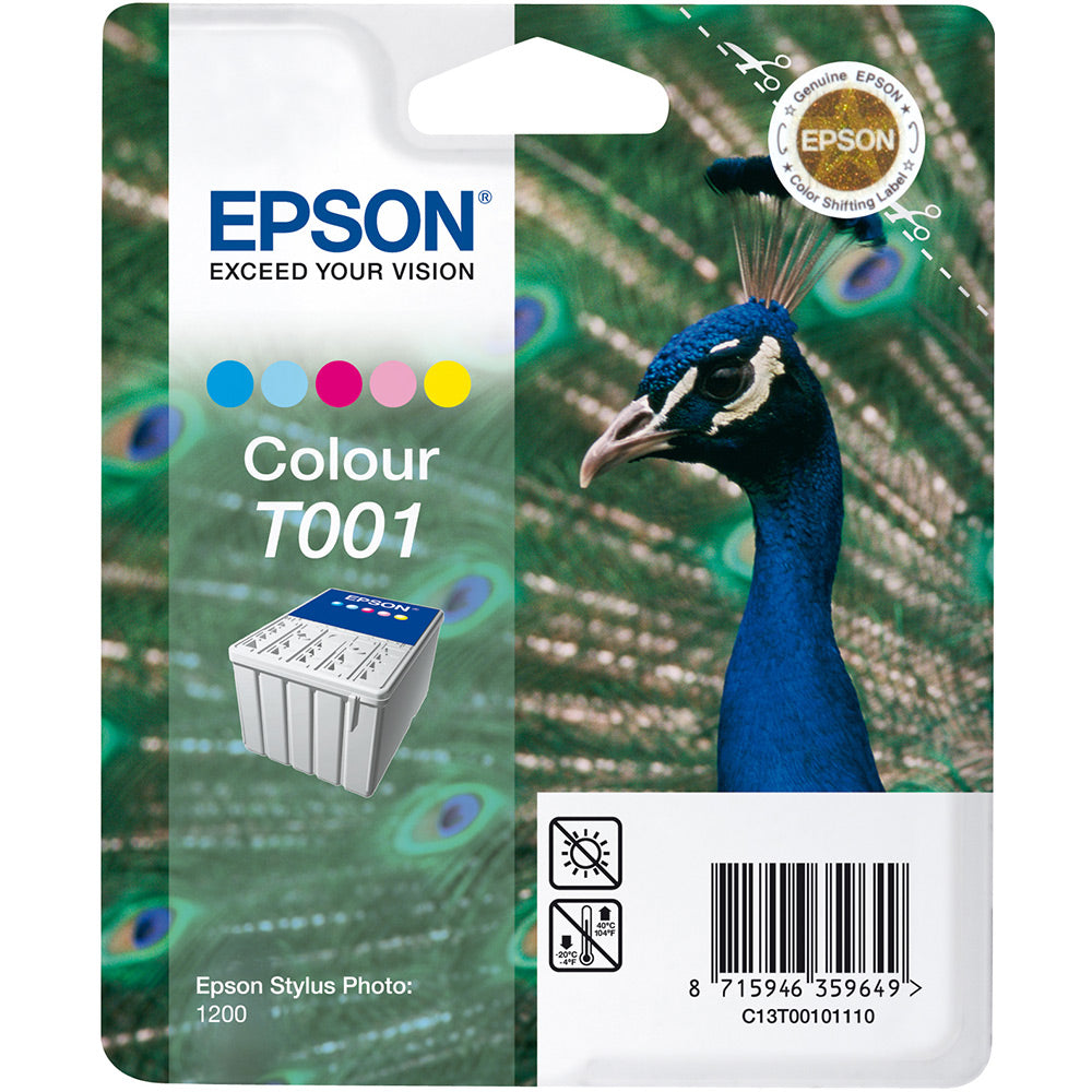 Epson T001 cartouche d'encre Couleur authentique (TVA incluse)