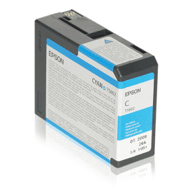 Epson T5802 cartouche d'encre Cyan authentique (TVA incluse)