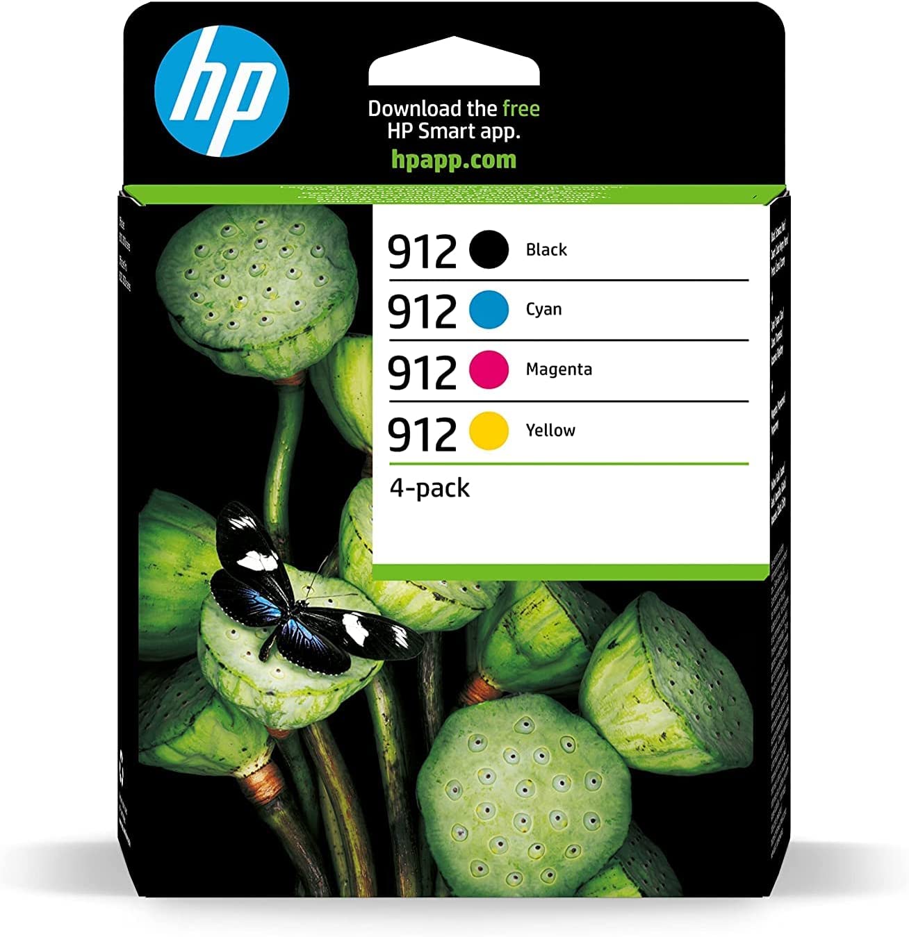 HP 912 6ZC74AE noire, cyan, magenta et jaune cartouche d'encre (TVA incluse)
