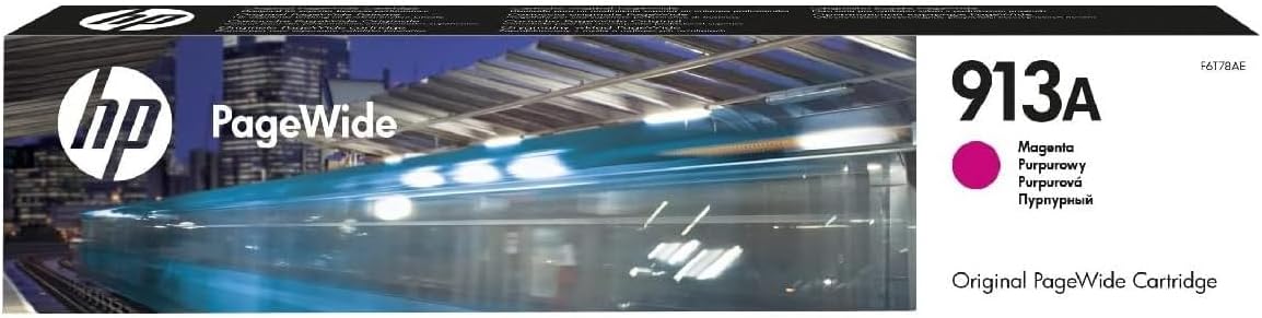 HP 913A cartouche d'encre Magenta authentique F6T78AE (TVA incluse)