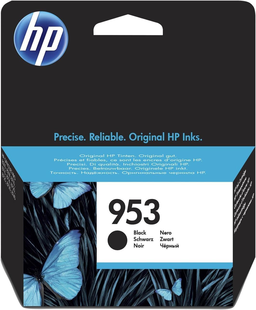 HP 953 Noir cartouche d'encre authentique L0S58AE (TVA incluse)
