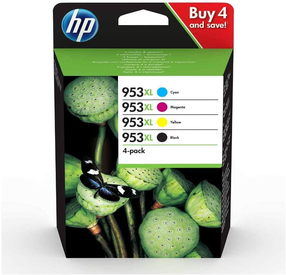 HP 953XL 3HZ52AE Multipack cartouche d'encre authentique CMYK (TVA incluse)