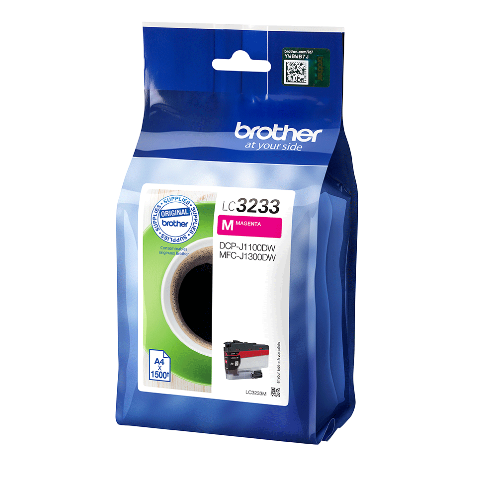 Brother LC3233M cartouche d'encre Magenta authentique (TVA incluse)