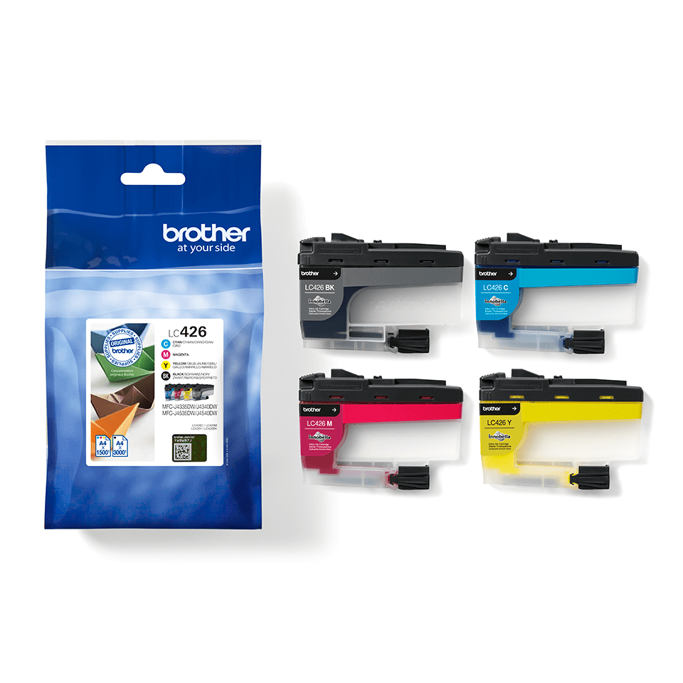 Brother LC426 Multipack cartouche d'encre CMYK authentique (TVA incluse)