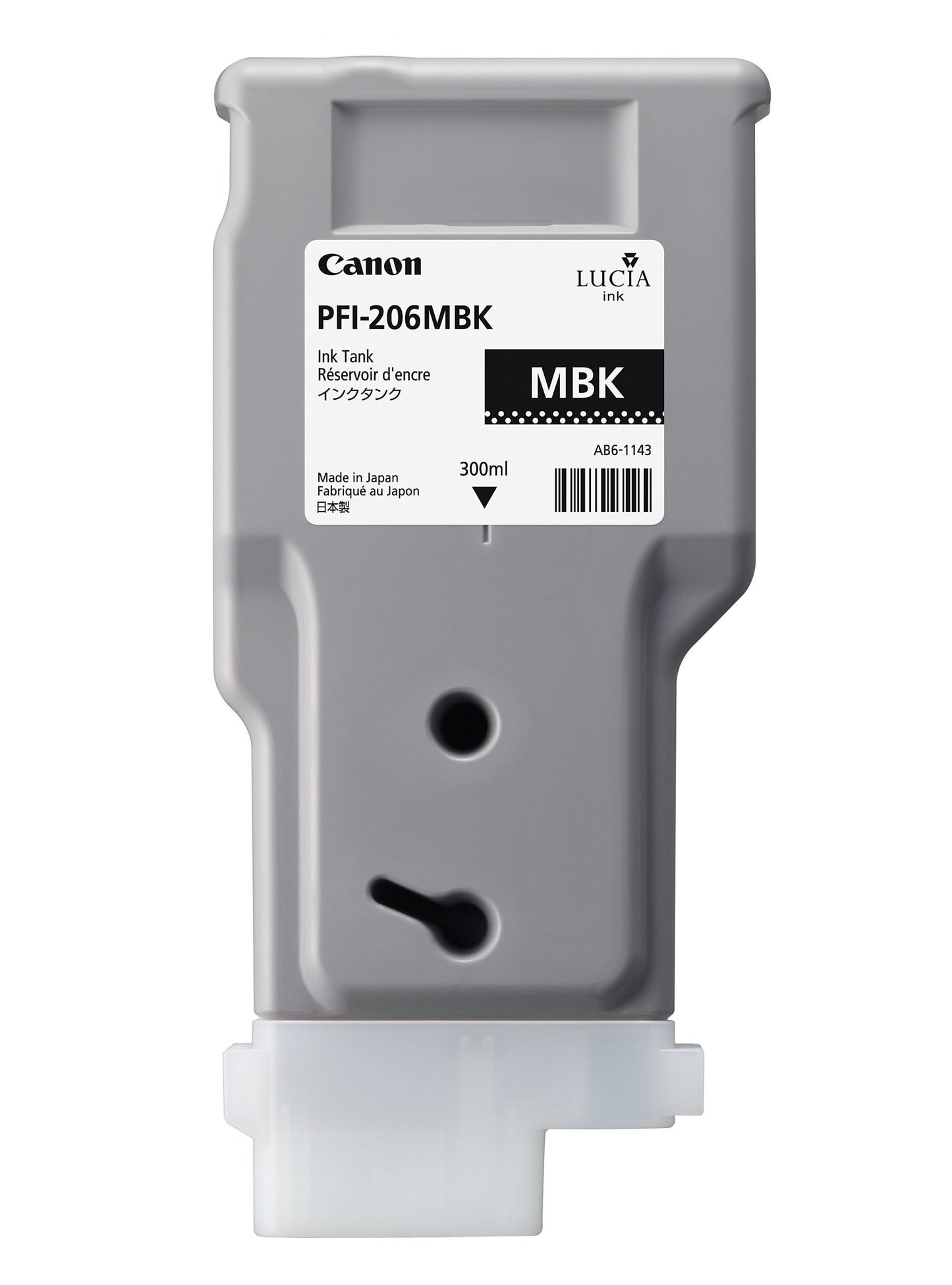 Canon PFI-206MBK Noir Mat Cartouche d'encre authentique 5302B00 (TVA incluse)