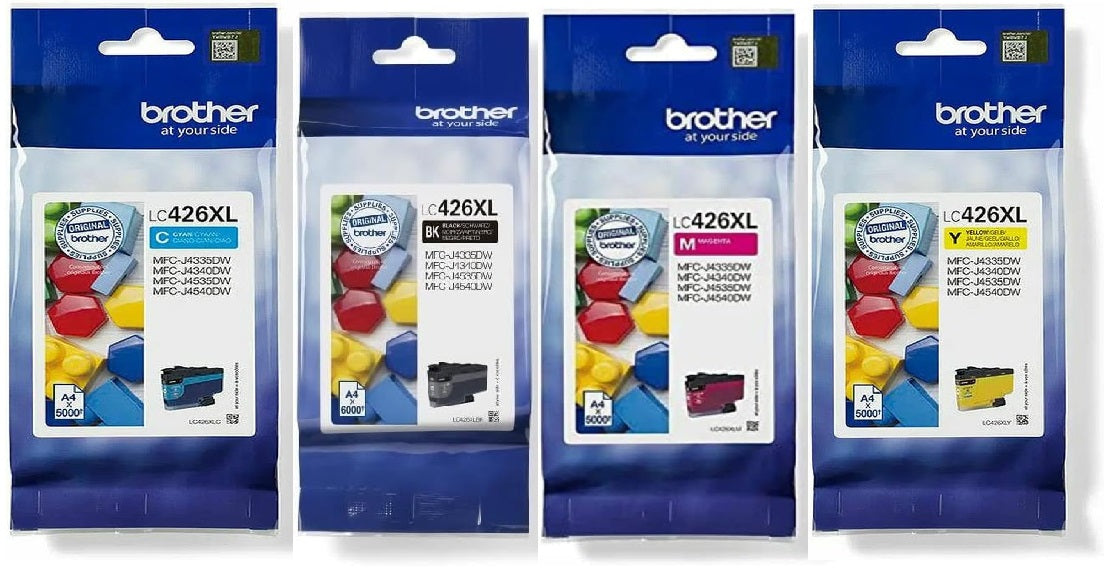 Brother LC426XL Multipack CMYK cartouche d'encre authentique (TVA incluse)