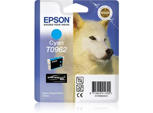 Epson T0962 cartouche d'encre Cyan authentique (TVA incluse)