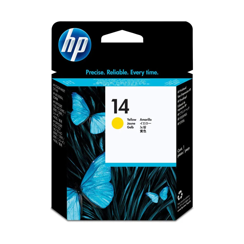HP 14 Tête d'impression Jaune authentique C4923A (TVA incluse)