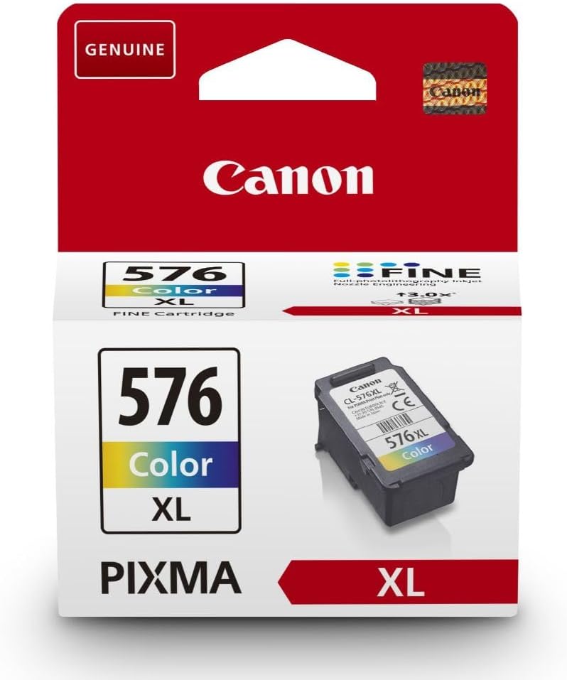 Canon CL-576XL cartouche d'encre Tricolore authentique (TVA incluse)