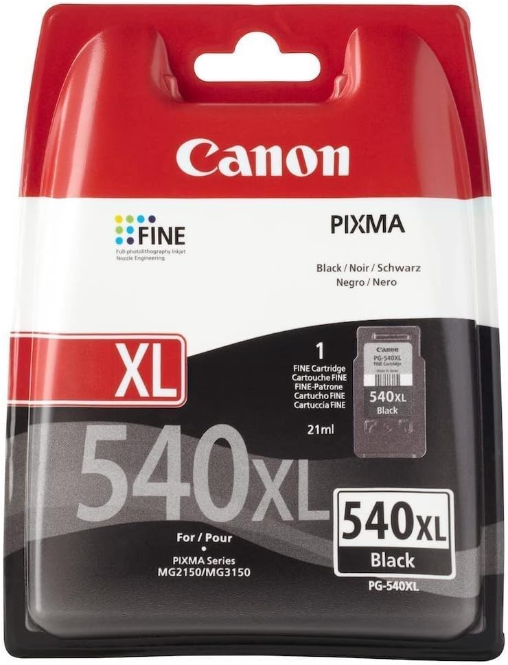 Canon PG-540XL Cartouche d'encre Noire authentique (TVA incluse)