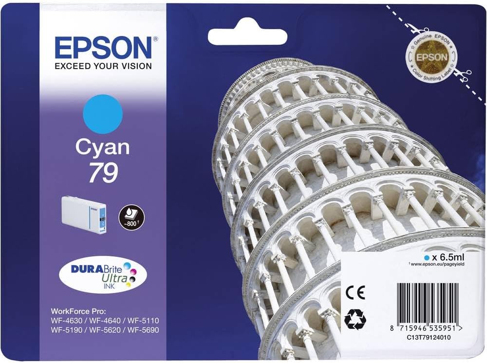 Epson 79 cartouche d'encre Cyan authentique (TVA incluse)