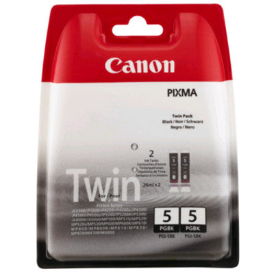 Canon PGI-5BK Twin cartouche d'encre Noire authentique (TVA incluse)