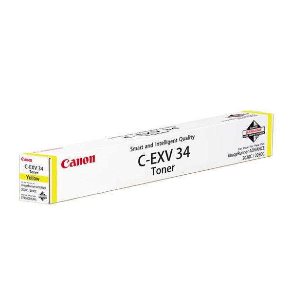 Canon C-EXV34Y (3785B002) Cartouche de toner Jaune authentique (TVA incluse)