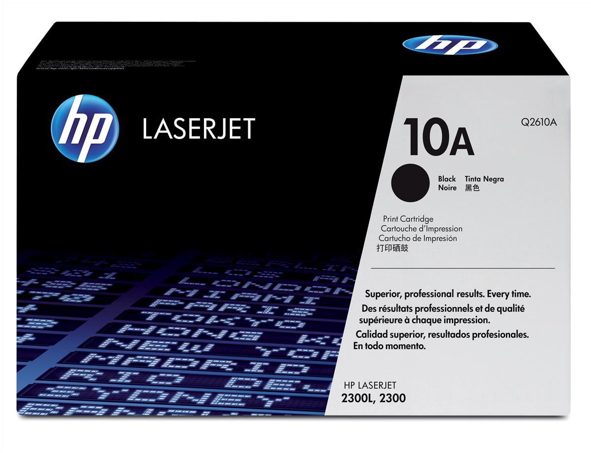 HP Q2610A (10A) Cartouche de toner Noir authentique (TVA incluse)