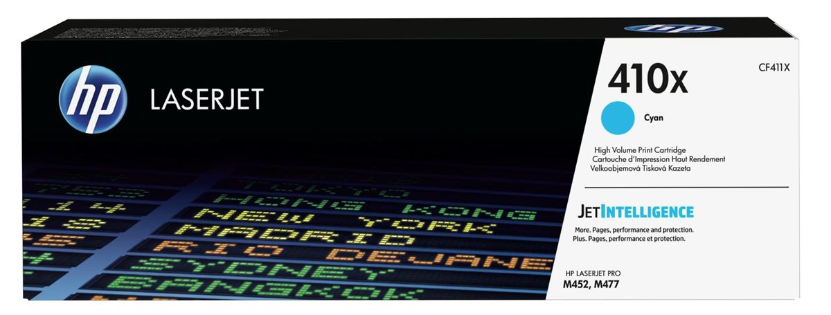 HP CF411X (410X) Cartouche de toner Cyan authentique (TVA incluse)