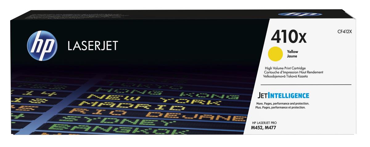 HP CF412X (410X) Cartouche de toner Jaune authentique (TVA incluse)