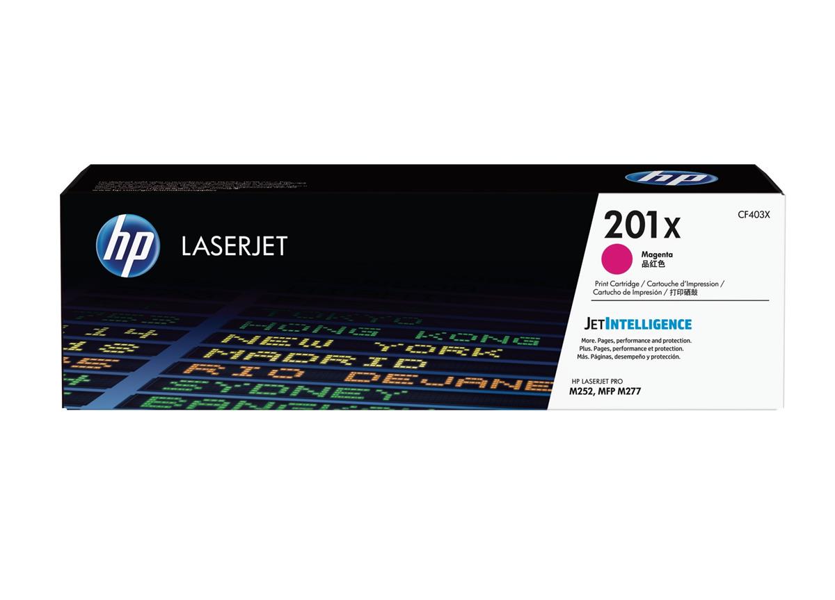 HP CF403X (201X) Cartouche de toner Magenta authentique (TVA incluse)