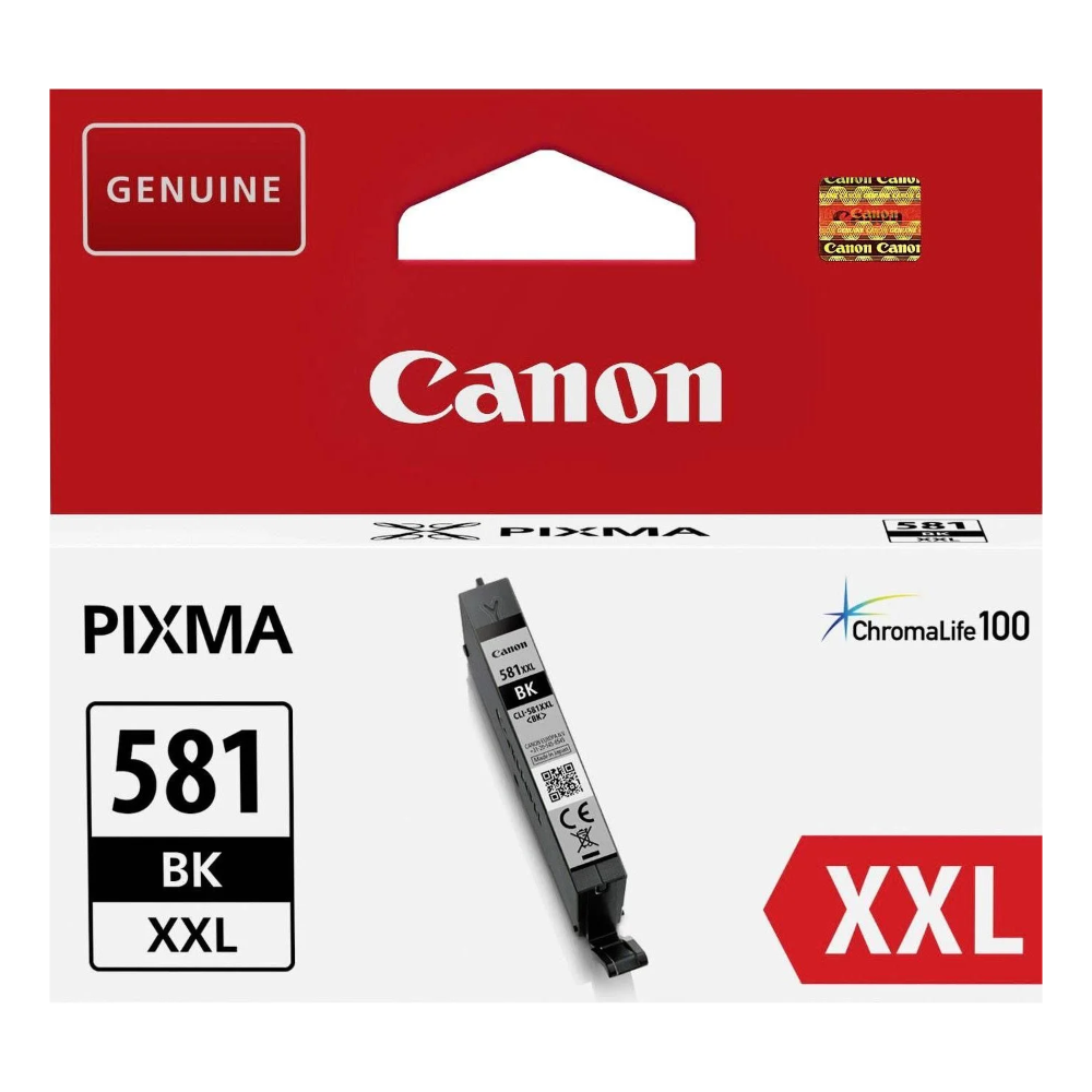 Canon CLI-581XXL Cartouche d'encre Noire authentique (TVA incluse)