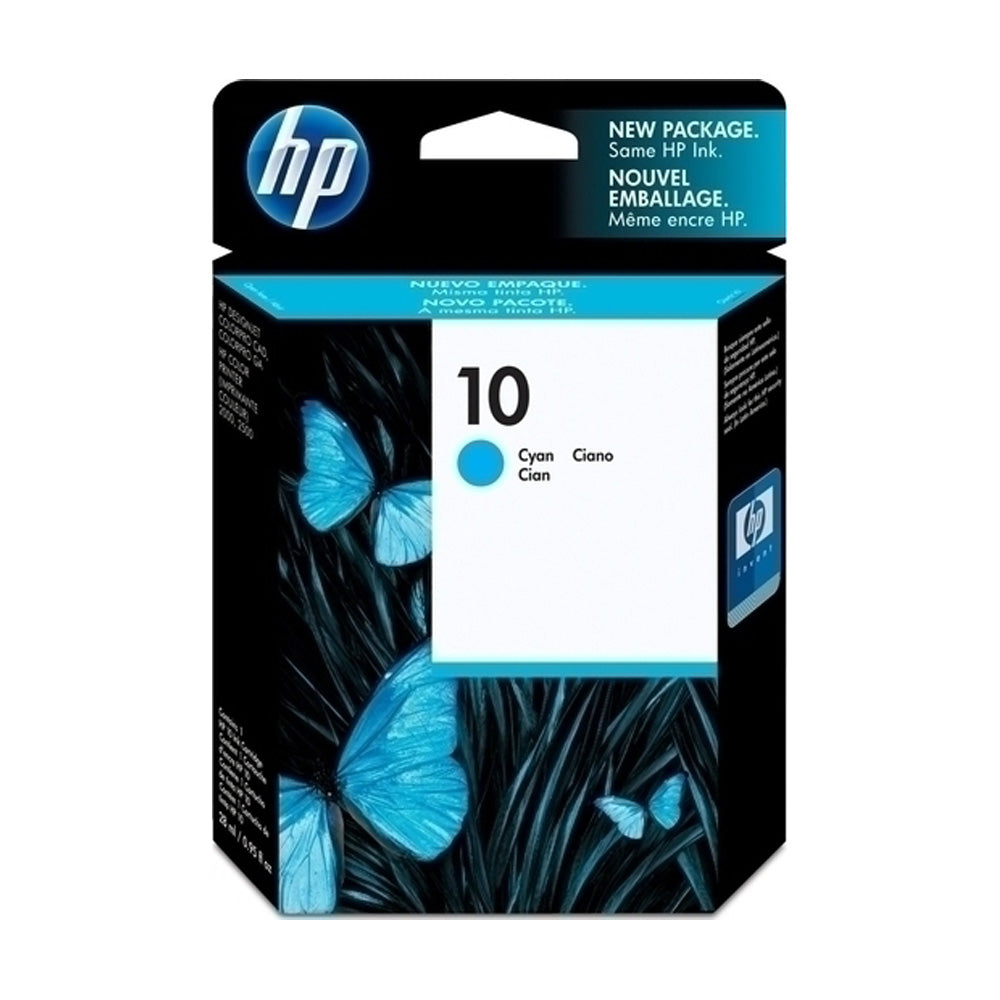 HP 10 cartouche d'encre Cyan authentique C4841AE (TVA incluse)