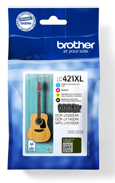 Brother LC421XLBK cartouche d'encre Noire authentique (TVA incluse)