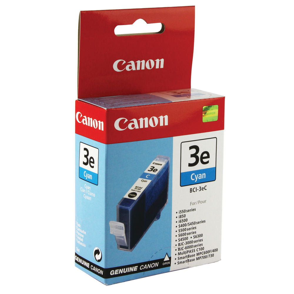 Canon BCI-3e cartouche d'encre Photo Cyan authentique (TVA incluse)