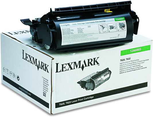 Lexmark 12A6865 Cartouche de toner Noir authentique (TVA incluse)