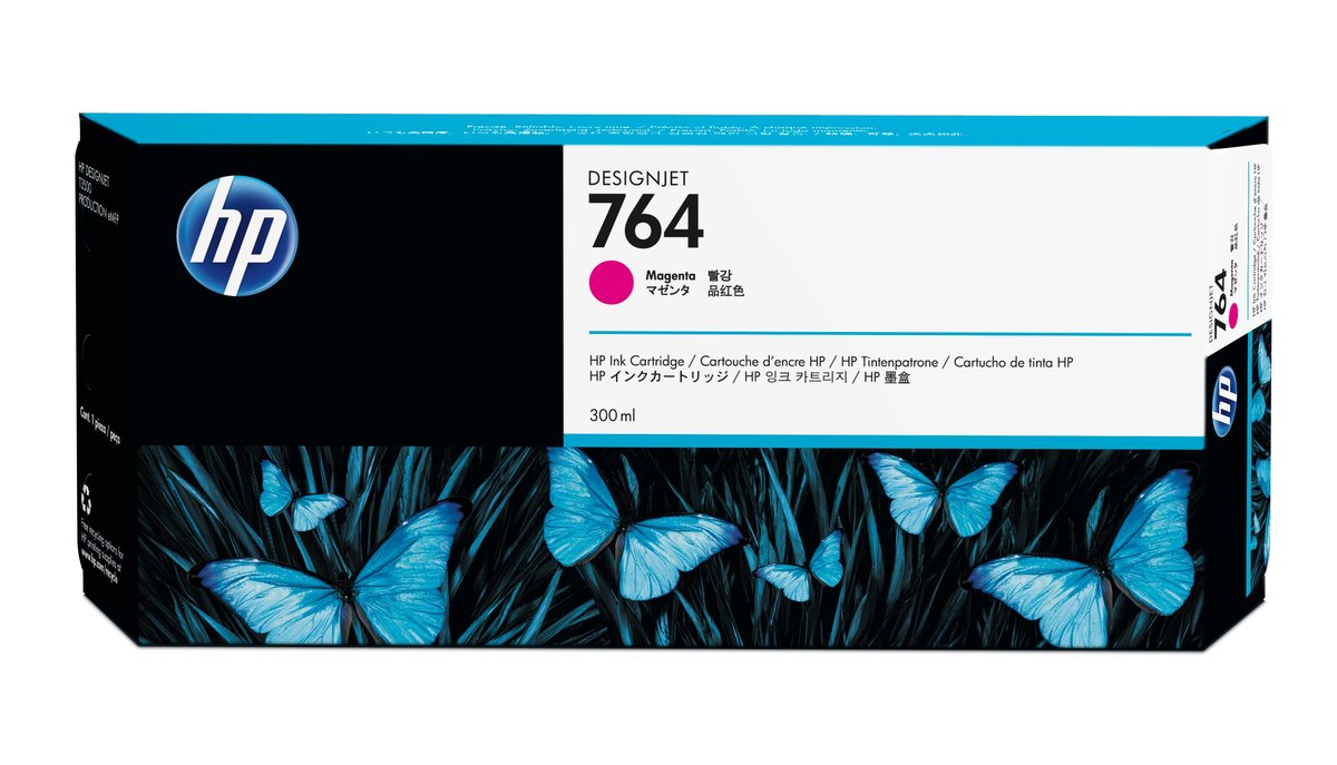 HP 764 cartouche d'encre Magenta authentique C1Q14A (TVA incluse)