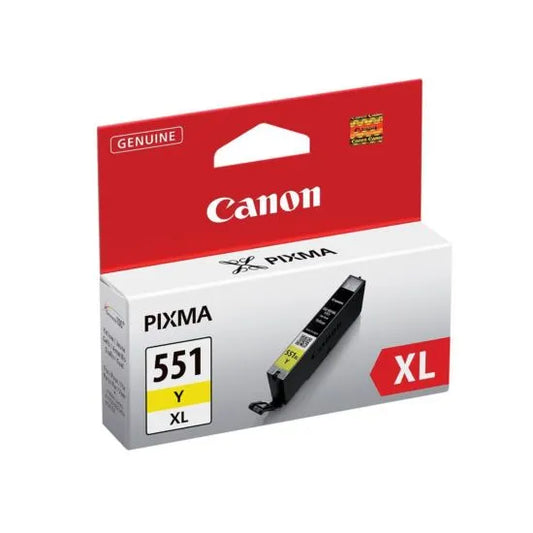 Canon CLI-551XL cartouche d'encre Jaune authentique (TVA incluse)