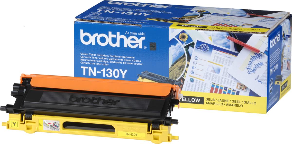 Brother TN130Y yellow cartouche de toner authentique (TVA incluse)