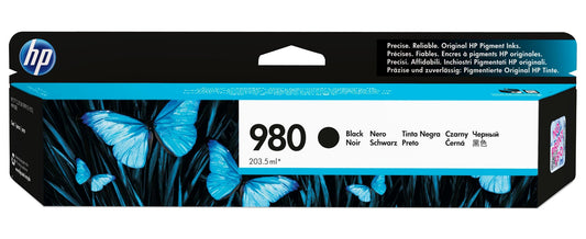 HP 980 cartouche d'encre Noire authentique D8J10A (TVA incluse)