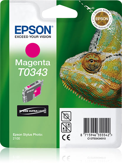 Epson T0343 cartouche d'encre Magenta authentique C13T03434010 (TVA incluse)