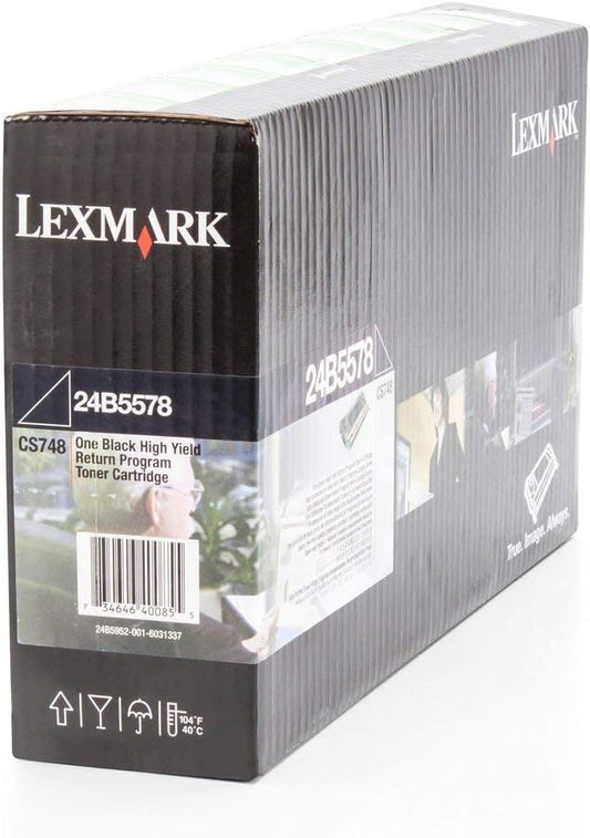 Lexmark 24B5578 Cartouche de toner Noir authentique (TVA incluse)