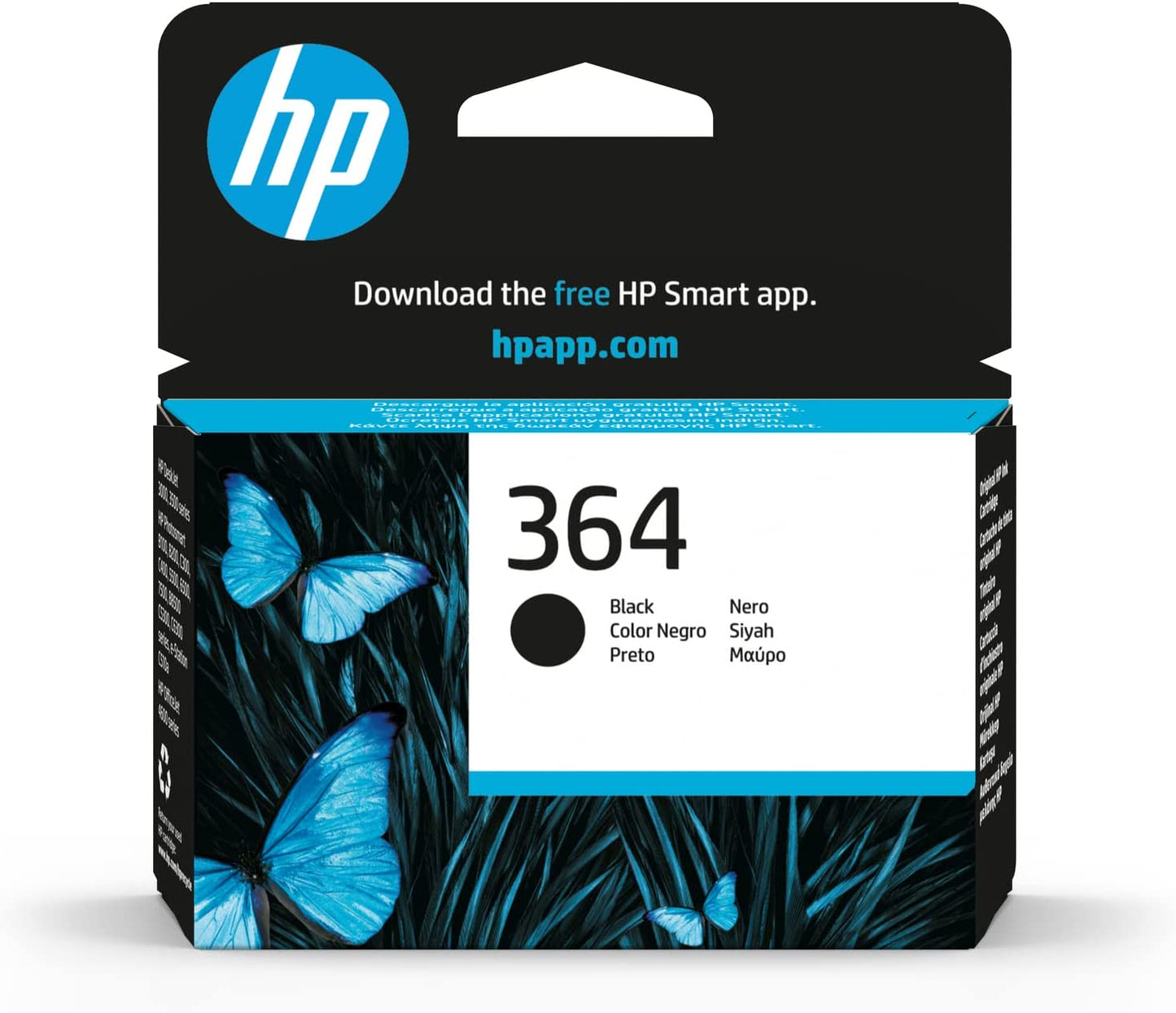 HP 364 cartouche d'encre Noire authentique CB316EE (TVA incluse)