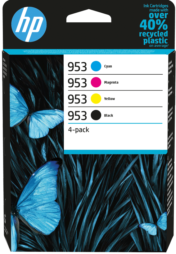 HP 953 Multipack CMYK cartouche d'encre authentique 6ZC69AE (TVA incluse)