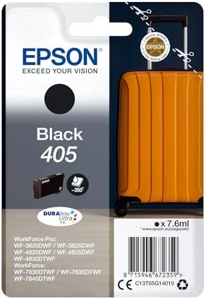 Epson 405 cartouche d'encre Noire authentique (TVA incluse)