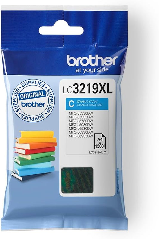 Brother LC3219XLC cartouche d'encre Cyan authentique (TVA incluse)