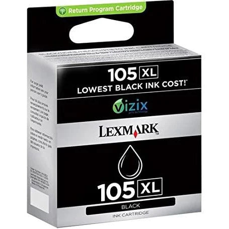 Lexmark 105XL Noire cartouche d'encre authentique (TVA incluse)