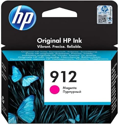 HP 912 cartouche d'encre Magenta authentique 3YL78AE (TVA incluse)