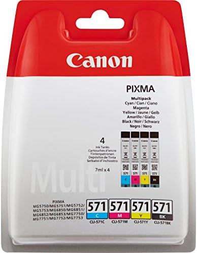 Canon CLI-571 Multipack cartouches d'encre BCMY authentique (TVA incluse)